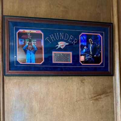 Signed Sporting Memorabilia - OKC Thunder - Kevin Durant