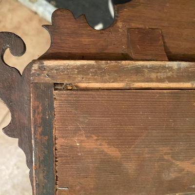 Mahogany Chippendale style Looking Glass