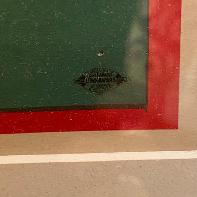 Very Large Framed Ringling Bros and Barnum and Bailey litho