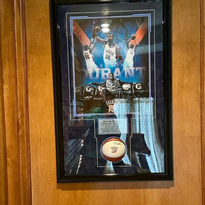 Signed Sporting Memorabilia - OKC Thunder - Kevin Durant