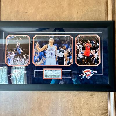 Signed Sporting Memorabilia - OKC Thunder - Russell WestBrook