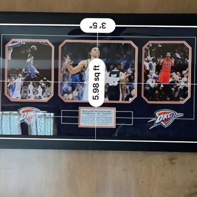 Signed Sporting Memorabilia - OKC Thunder - Russell WestBrook