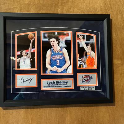 Signed Sporting Memorabilia - OKC Thunder - Steve Giddy