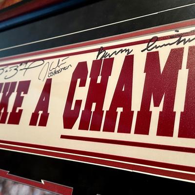 Signed Sporting Memorabilia - OU Heisman Winners & Coaches