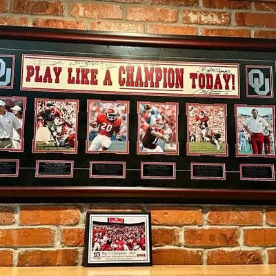Signed Sporting Memorabilia - OU Heisman Winners & Coaches