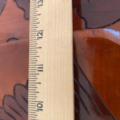 Vintage Haitian Folk Art Hand Carved trays Wall Decor