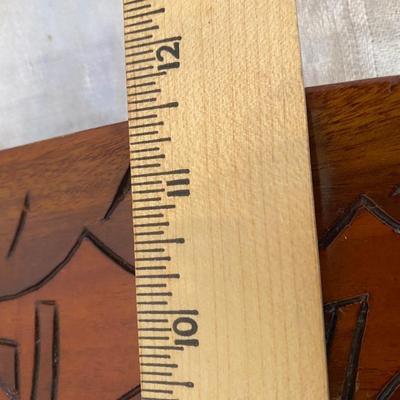 Vintage Haitian Folk Art Hand Carved trays Wall Decor