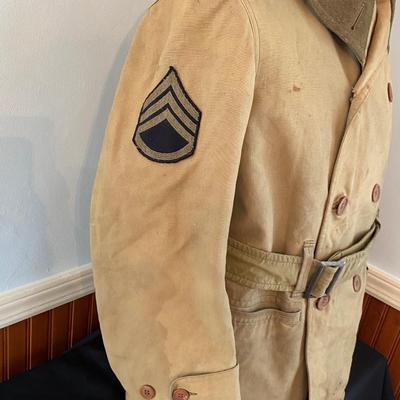 US Army Winter Mackinaw Jeep Jacket Coat
