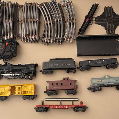 Lionel Train Lot Locomotive O27 Cars Track