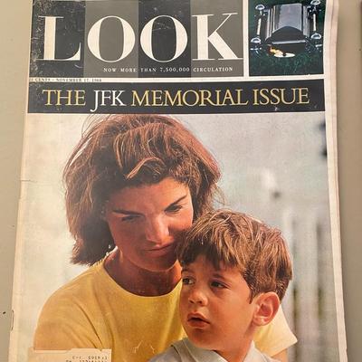 Life Look Magazines Kennedy's