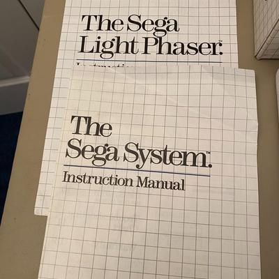 The Sega Master System 3 D Glasses with Games Tested working