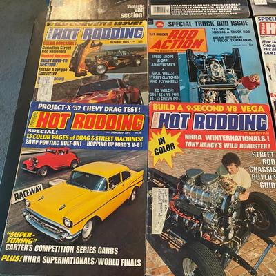 Lot of 1970's Car Magazines Hot Rod Car Craft Hot Rodding+++