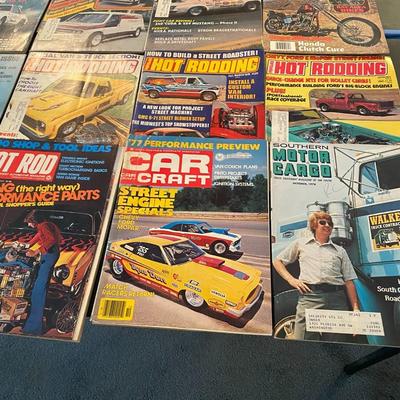 Lot of 1970's Car Magazines Hot Rod Car Craft Hot Rodding+++