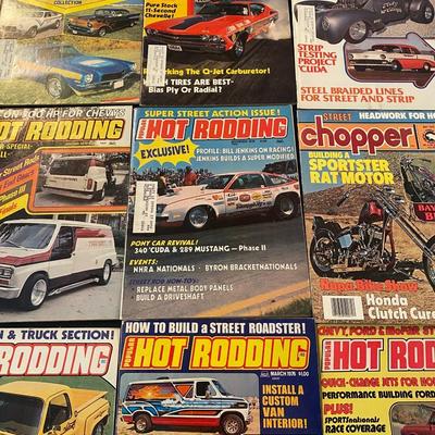Lot of 1970's Car Magazines Hot Rod Car Craft Hot Rodding+++