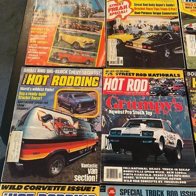 Lot of 1970's Car Magazines Hot Rod Car Craft Hot Rodding+++