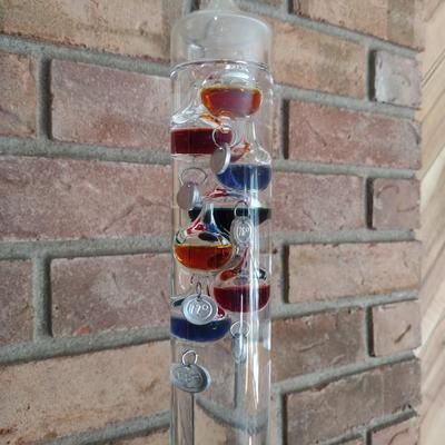 Glass Galileo Thermometer 17"