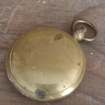 Vintage United States Corps of Engineers Compass Brass Case (#57)