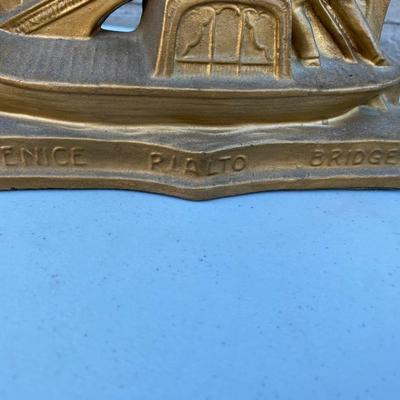 "End of Day" Art Deco Glass Lamp Venice Rialto bridge Base