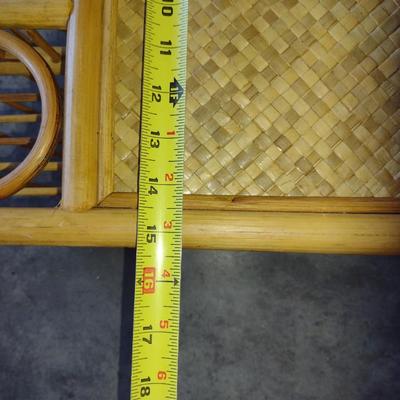 Bamboo and Rattan Bed TV/Breakfast Tray- Approx 28" Wide