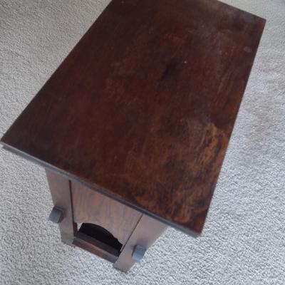 Vintage Copper Lined Humidor Stand