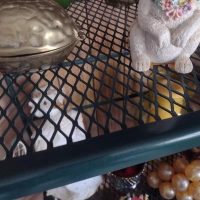 Metal Frame Baker's Rack with Mesh Shelves