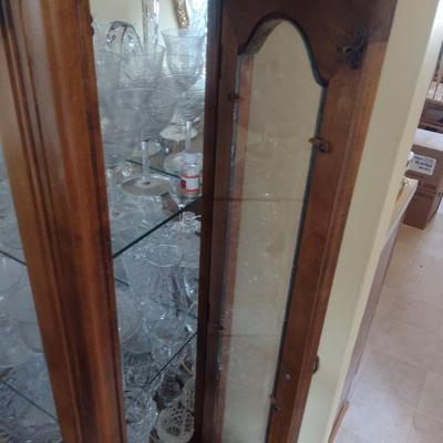Vintage Curio Display Cabinet (No Contents)