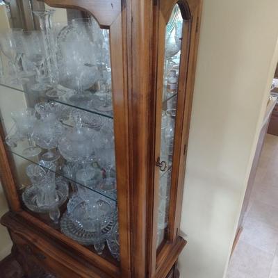 Vintage Curio Display Cabinet (No Contents)