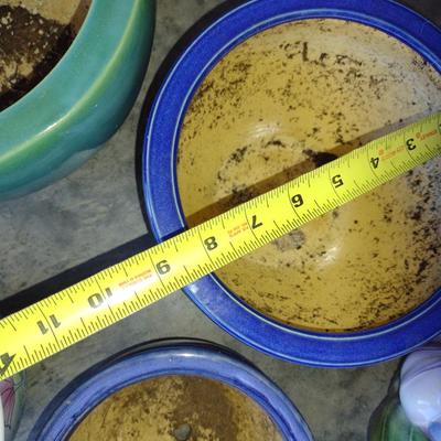 Collection of Ceramic Planter Pots- Assorted Sizes