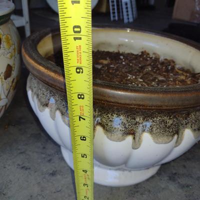 Pair of Large Ceramic Planter Pots