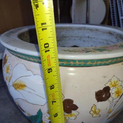 Pair of Large Ceramic Planter Pots