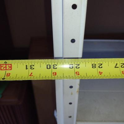 Metal Storage Shelf- Approx 30" x 15" x 58" Tall