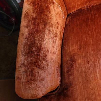 Broyhill velvet rocker/recliner