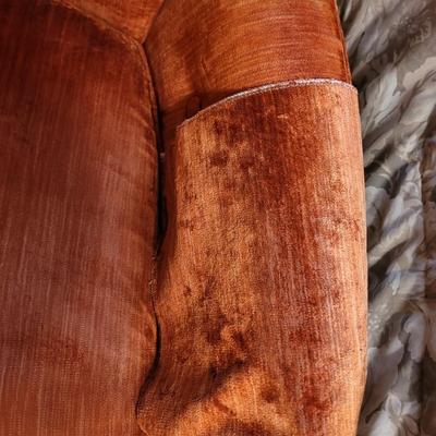 Broyhill velvet rocker/recliner