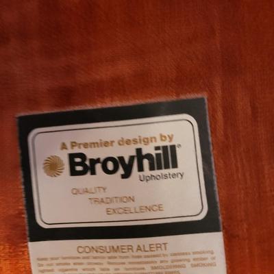Broyhill velvet rocker/recliner