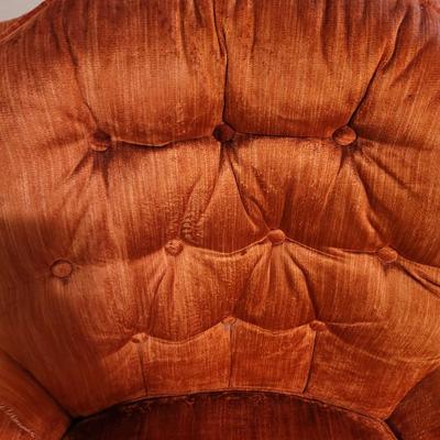 Broyhill velvet rocker/recliner