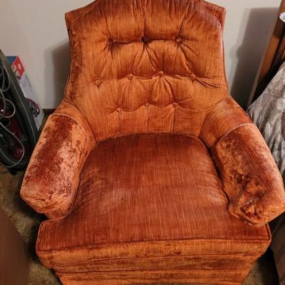 Broyhill velvet rocker/recliner
