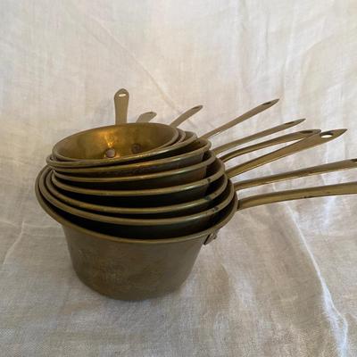 Vintage set of 8 Polenta pots