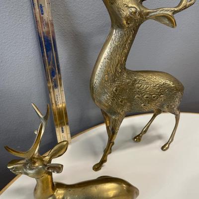 Brass reindeer