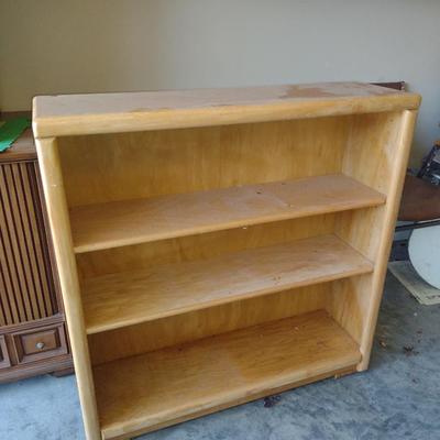 Wooden Bookcase with Adjustable Shelves- Approx 36" x 10" x 36 1/2" Tall