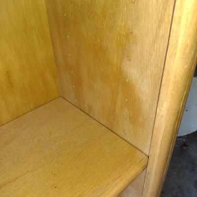 Wooden Bookcase with Adjustable Shelves- Approx 36" x 10" x 36 1/2" Tall