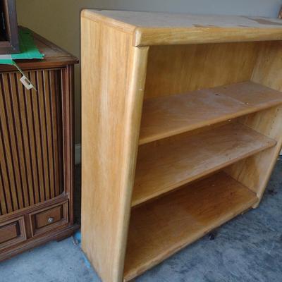 Wooden Bookcase with Adjustable Shelves- Approx 36" x 10" x 36 1/2" Tall
