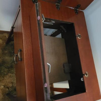 1960 sewing machine cabinet