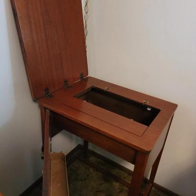 1960 sewing machine cabinet