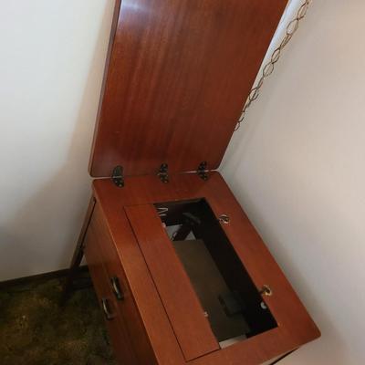 1960 sewing machine cabinet