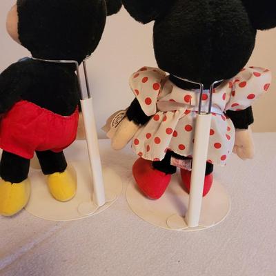 1970s Mickie and Minnie with stands