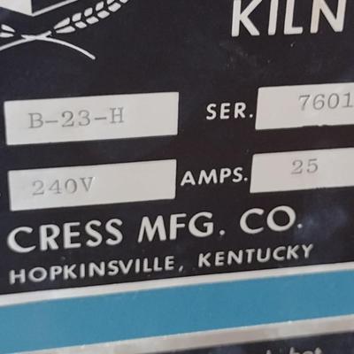 Cress Electric Kiln- Model K-10- Approx 22 3/4" in Diameter, 35 3/4" Tall