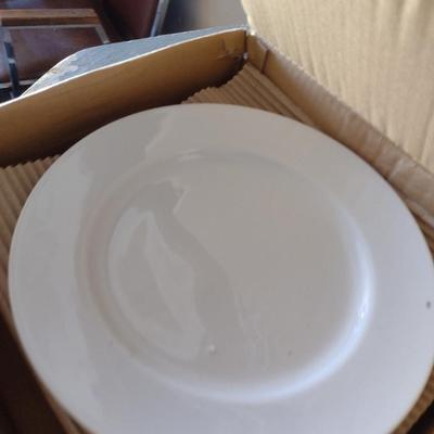 Collection of Blank (Unpainted) China- Assorted Shapes and Sizes- Plates, Cups, Vases, Tea Pots, etc
