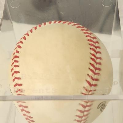 Tommy Davis OMLB Signed Autographed Baseball In Collectors Case