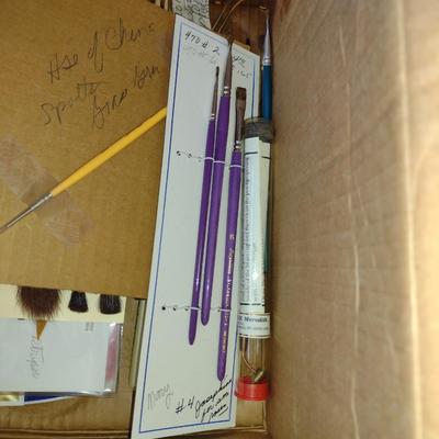 Collection of Artist's Paint Brushes- Assorted Makers (Set #1)
