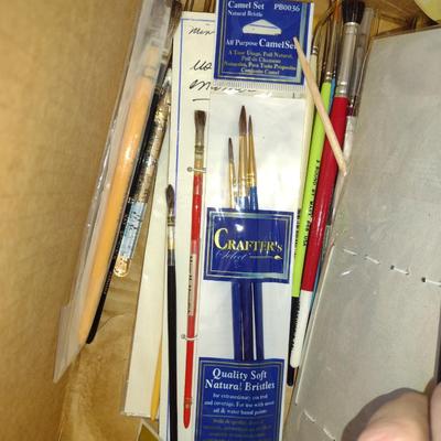 Collection of Artist's Paint Brushes- Assorted Makers (Set #1)